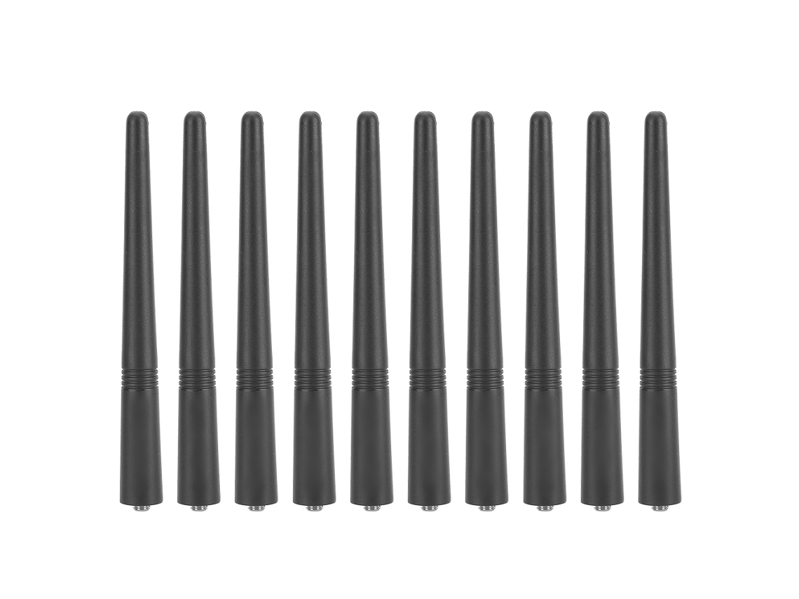 Aetheria 10pcs Antena Vhf Longa para Rádio Motorola Gp68 Gp338 Ex600 Acessório de Alta Frequência