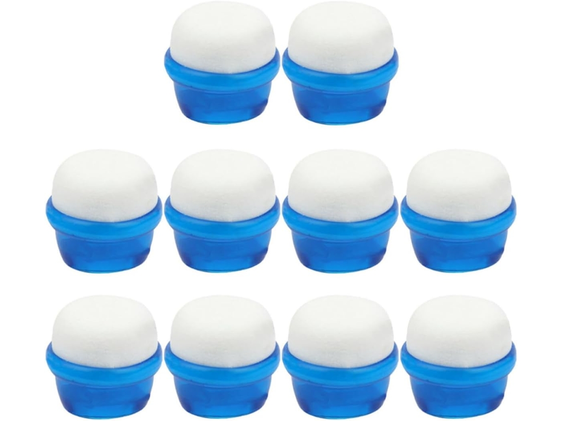 Conjunto De 10 Filtros Para Torneira, Purificadores De Água Em Plástico E Esponja.