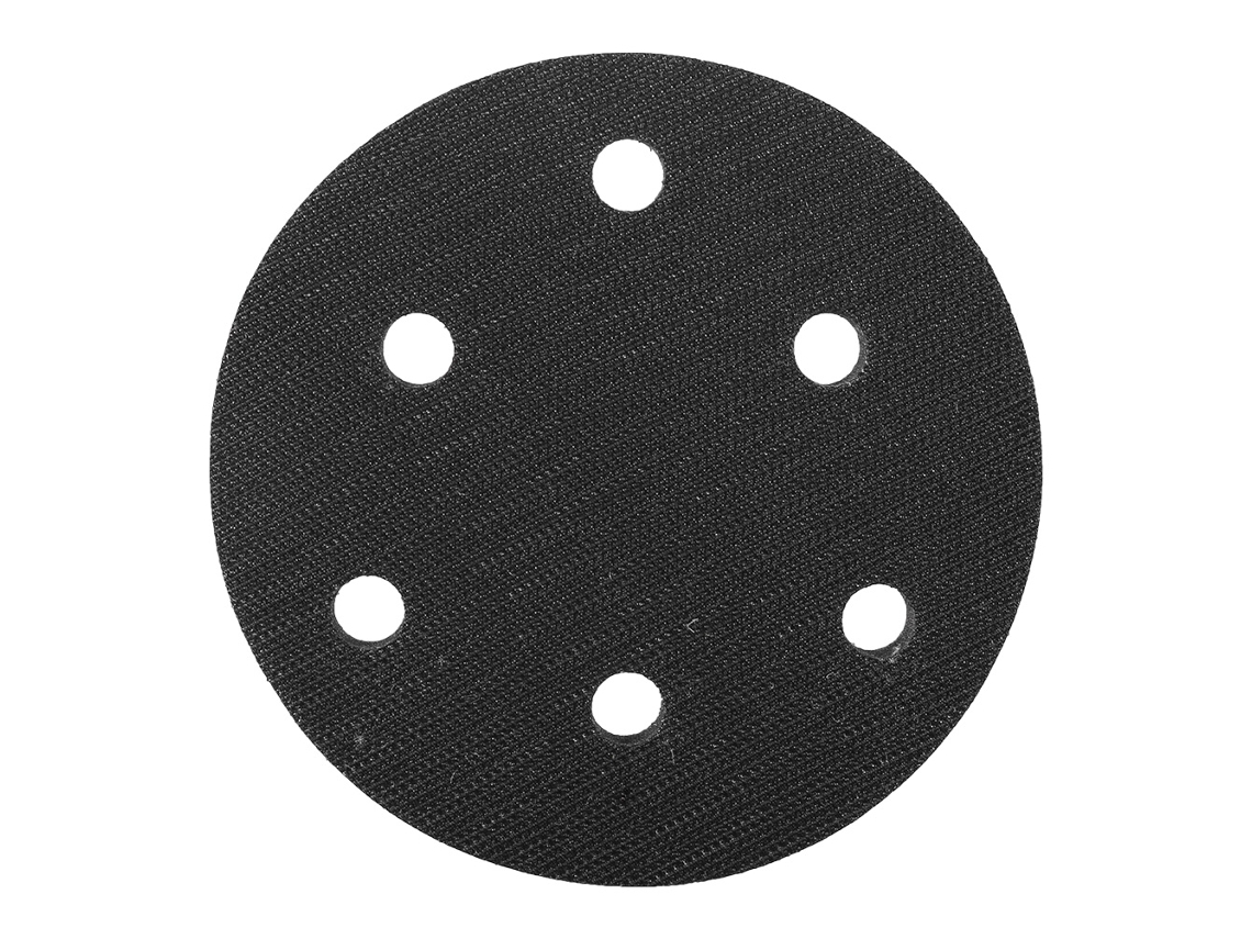 Almofada de espuma macia de 125 mm para discos de lixa de 6 furos