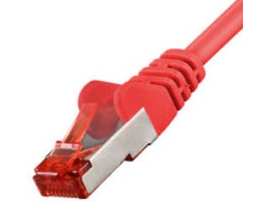 Cabo de Rede DIGITUS (RJ45 - 10 m - Vermelho)