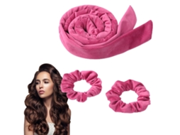 Bobes de cabelo sem calor para dormir com coque, bandanas para cachos naturais sem danificar os fios.