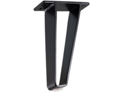 Pés De Metal Trapezoidais Mipcase Para Móveis, Resistentes, Para Sofá, Mesa De Centro, Cômoda, Altura Elegante, Preto