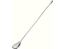 Colher De Coquetel Em Aço Inoxidável, Com Cabo Espiral Longo Para Barman.