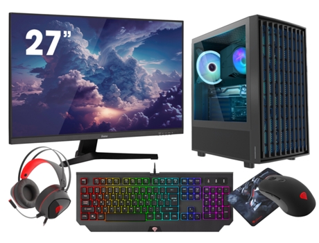 VIST Breeze Pc Gaming Ryzen 7 5700X Ram 32Gb Rtx 4060 Ssd 1Tb M.2 Wifi 27 Windows 11 Pro