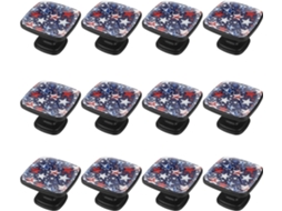 Puxadores Quadrados Para Armários De Cozinha, Puxadores Para Armários E Gavetas, 12 Peças, Bandeira Americana Com