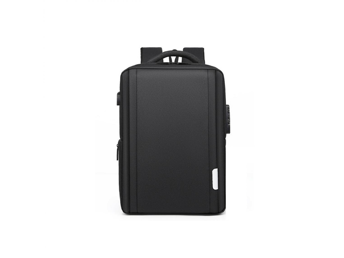 Mochila Para Portátil Compatível Com 17, 3 Polegadas, Impermeável, Com Compartimento Acolchoado, Com Porta Usb, Com Alças Ajustáveis, Preta Tressino