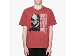 Rockinstone Godfather No Apologies Heather Red Adult T-shirt Size:xl