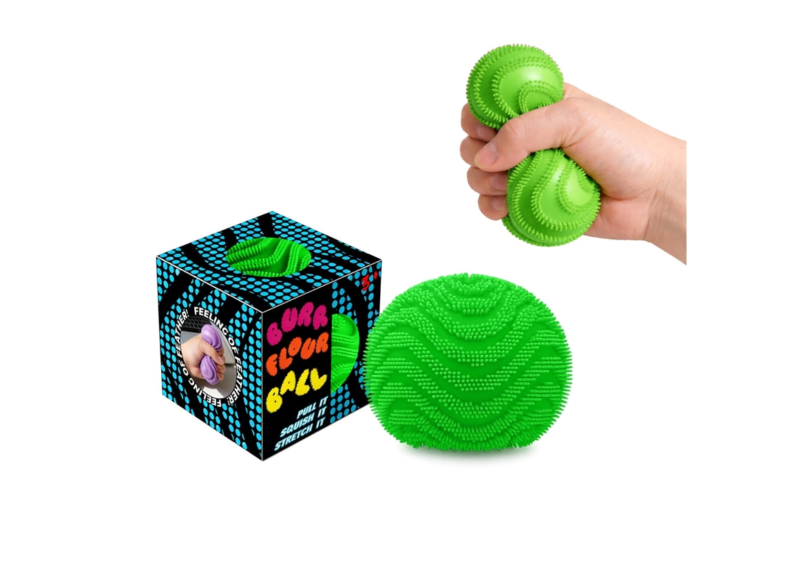 Relaxe com a Bola Portátil LAXISCREED Verde, Fofa e Prática para Aliviar a Tensão do Dia a Dia