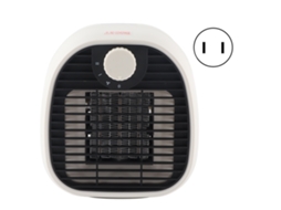 Aquecedor de Ar Mini Desktop de 1000w com 2 Níveis de Ajuste para Casa e Escritório LAXISCREED