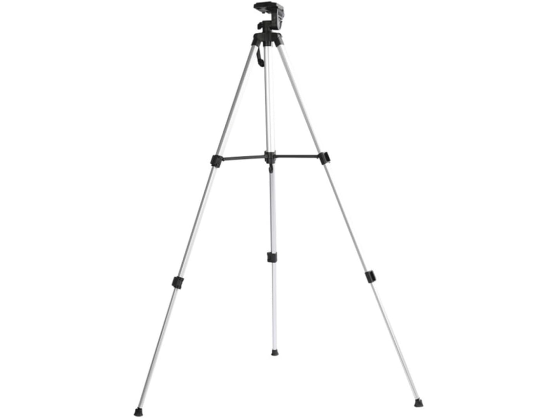 Tripé Telescópico Para Fotos Com Suporte Para Celular, Prateado, 1,4 Polegadas, Ptz