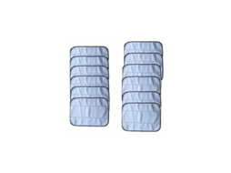 Conjunto de 12 Panos Limpeza Secos e Úmidos para o Aspirador de Pó Irobot Braava 380, 380t, 320 e Mint 4200 BRILVIBERA