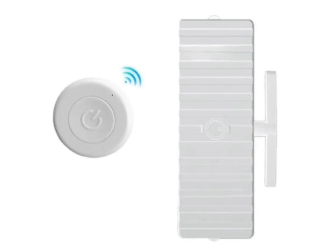 Controle Remoto Inteligente De Parede Com Botão De Acionamento Por Dedo, Sem Fios, Alcance De 20 Metros Por Radiofrequência (rf)