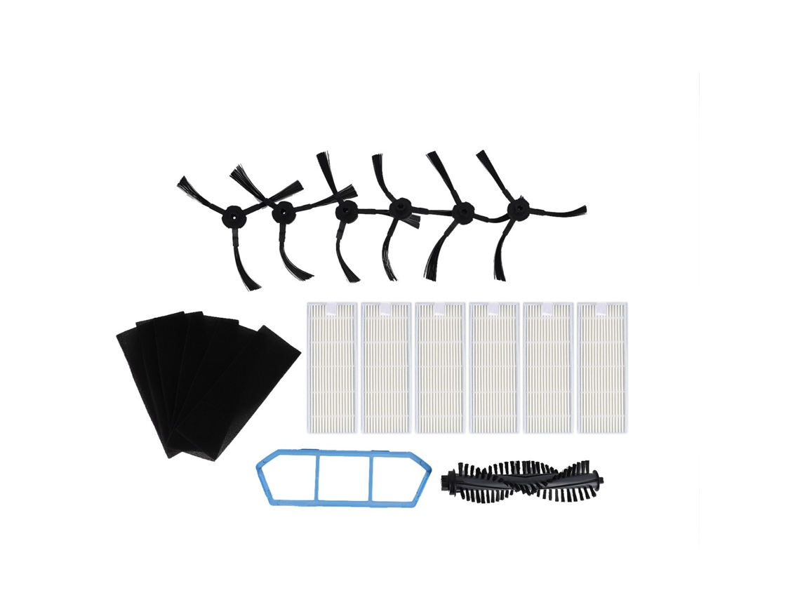Kit de substituição de acessórios para aspirador de pó para escovas laterais do filtro da escova principal ILIFE A4s