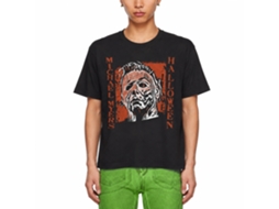 Rockinstone Halloween Movie Spooky Myers Black Adult T-shirt Size:xl