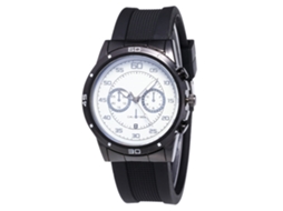 Relógio de quartzo unissex com pulseira de silicone, estilo casual, Zhoulianfa Zlf0456-d