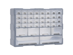 Vidaxl Caixa Organizadora Com 38 Gavetas 52x16x37,5 Cm