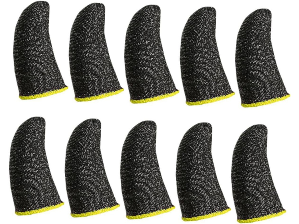 Betooky Conjunto De 10-protetores Dedo Para Jogos Em Celular Antissuor, Elásticos, Sensíveis Ao Toque, Proteção