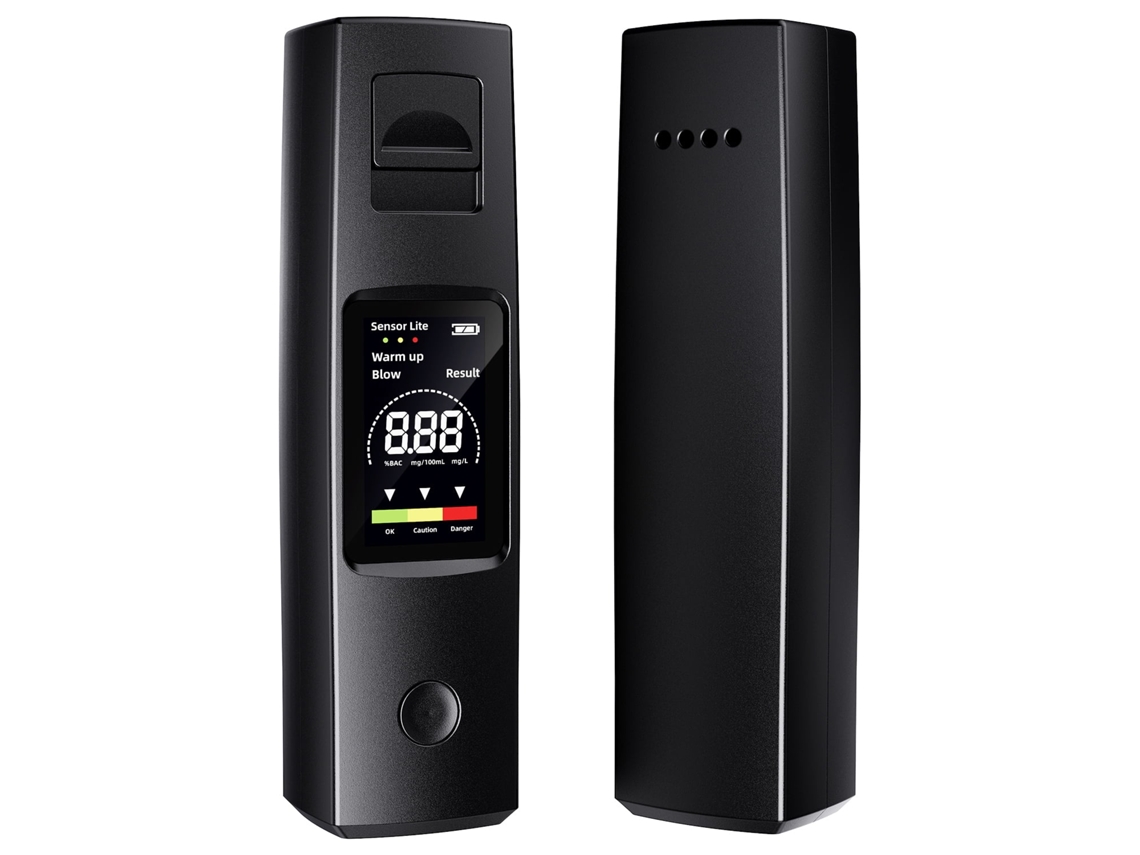 Bafômetro Com Sensor De Alta Precisão E Visor Lcd Colorido(preto)