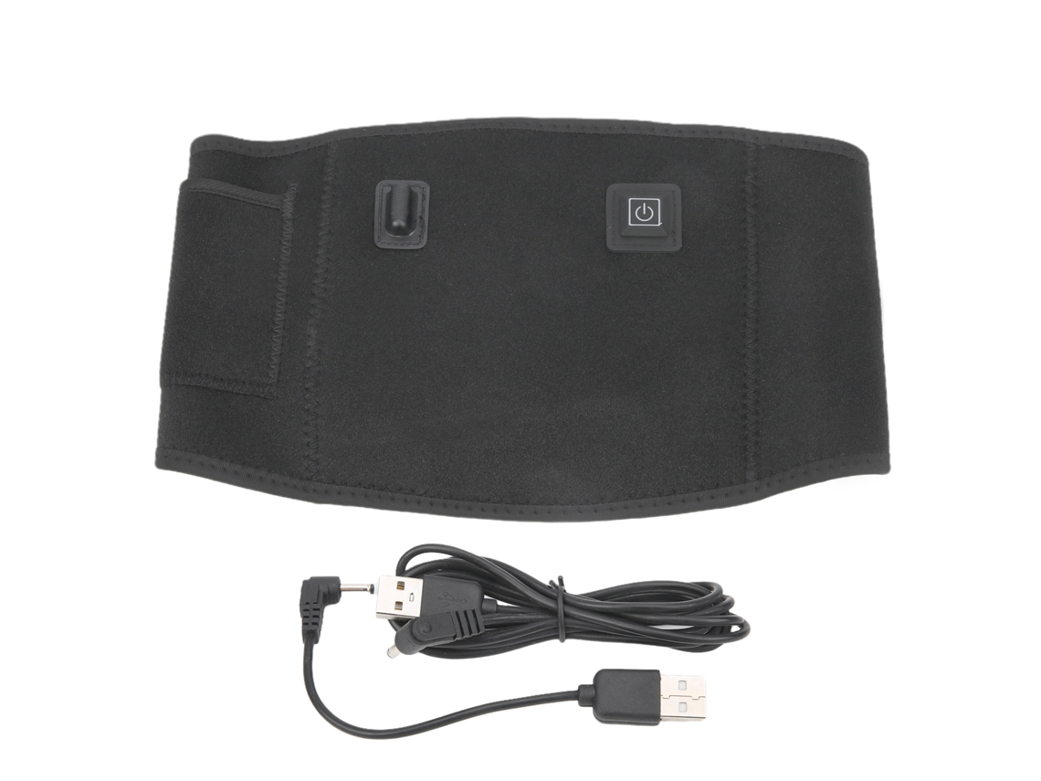 Cinto Lumbar Aquecível Recarregável para Aliviar Dor