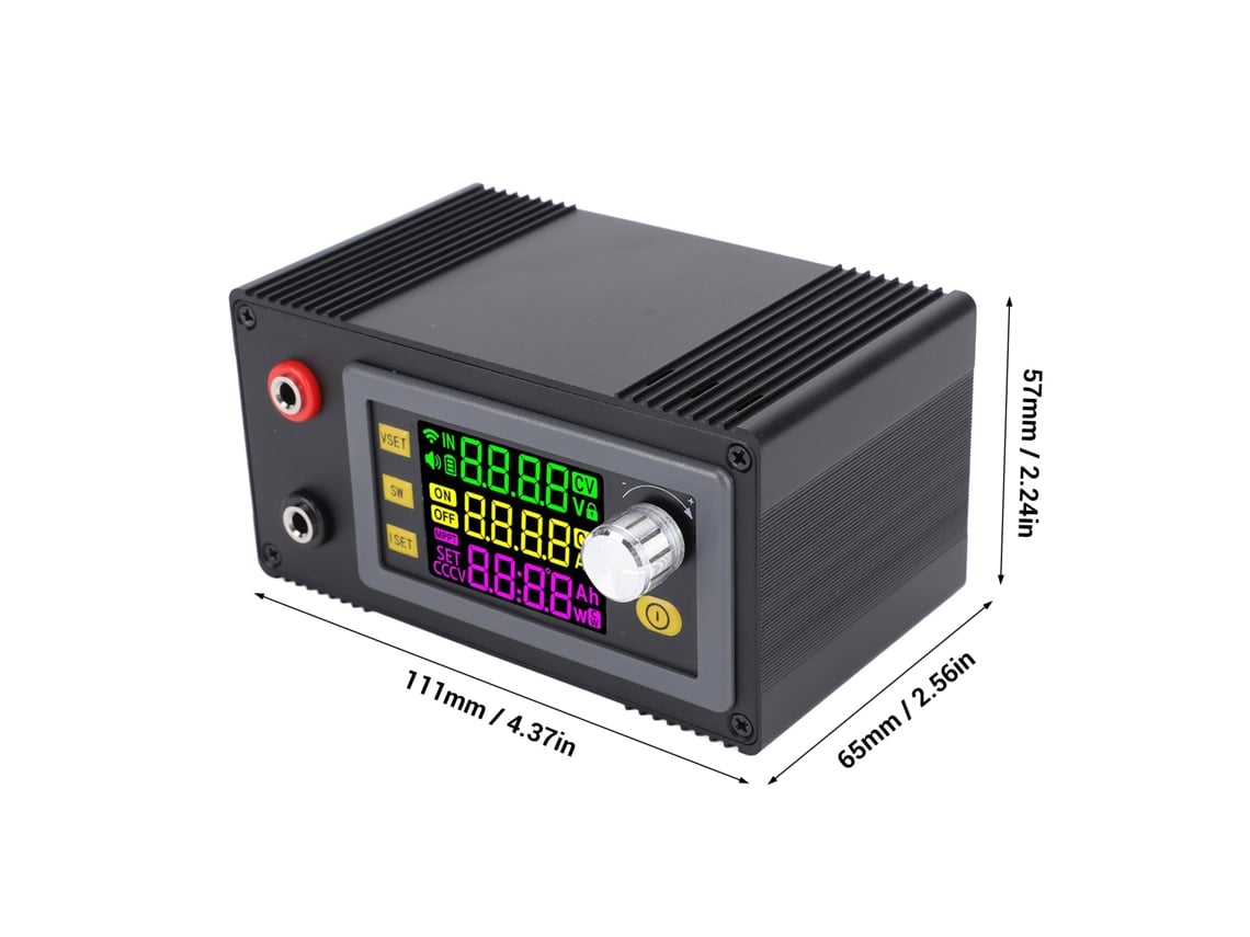 Regulador De Tensão Dc Laxiscreed Com Visor Digital, Entrada 12-72v, Alta Performance