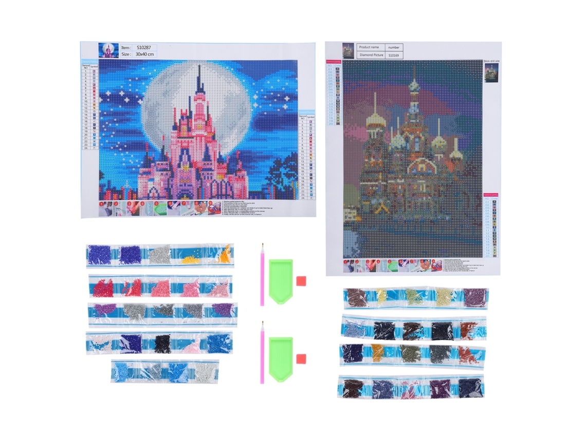 Kit De Pintura De Diamantes Laxiscreed Para Parede Para Decorar Com Brilho E Elegância