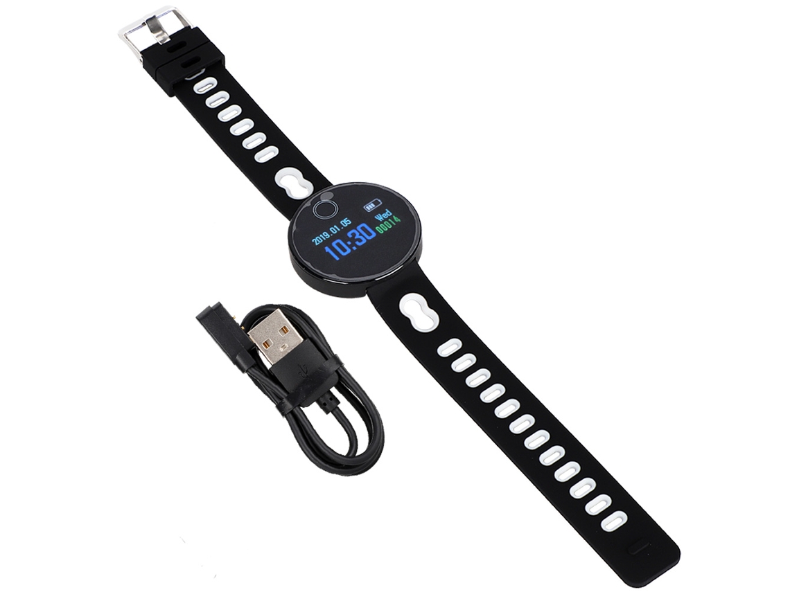 Pulseira inteligente X11 com monitoramento de pressão arterial e ritmo cardíaco EOOCOO
