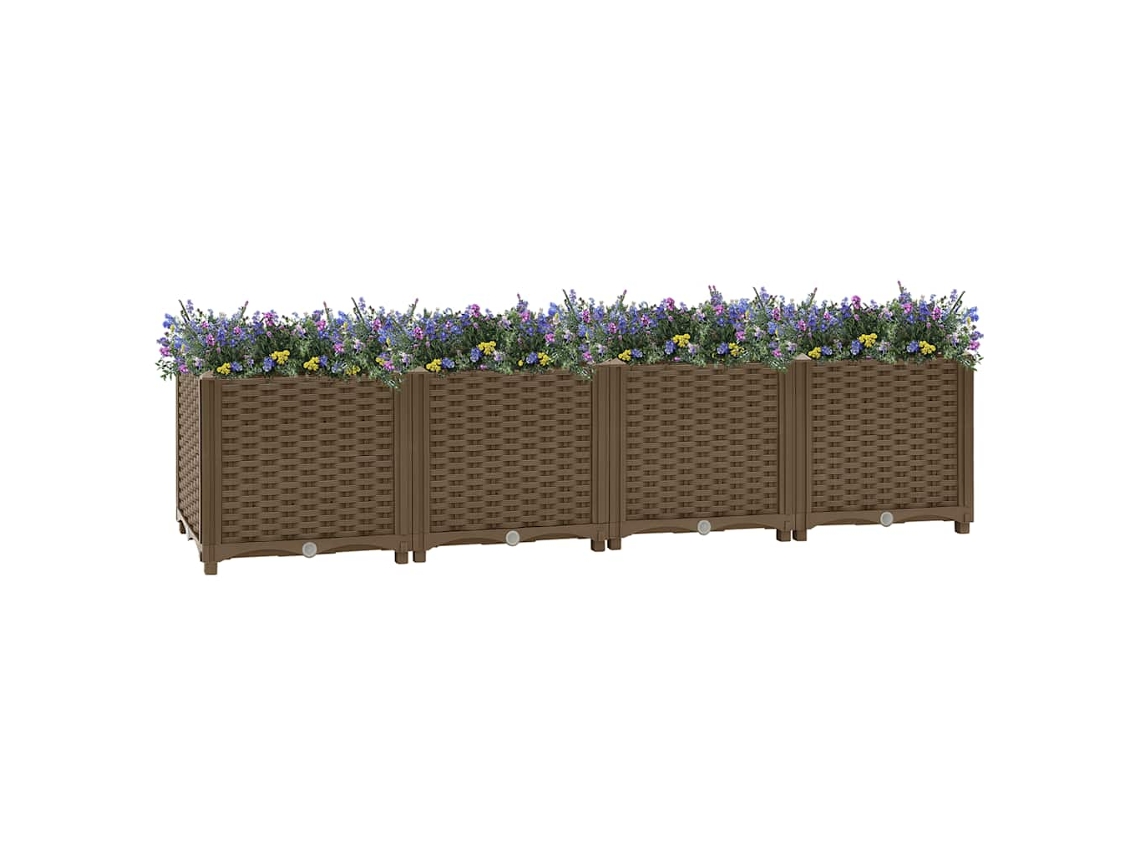 Vidaxl Canteiro Elevado 160x40x38 Cm Polipropileno