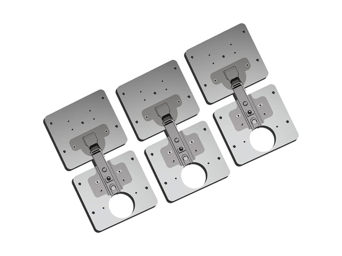 Placa de Reparo de Hinge para Móveis e Portas | S/MARCA