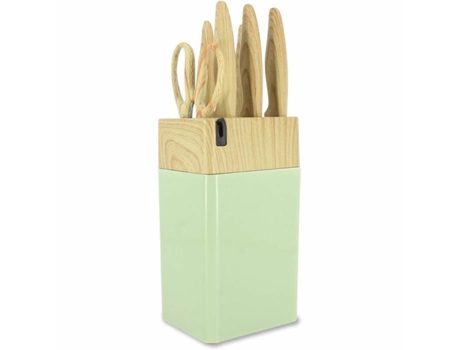 Conjunto De Facas Menastyl Polipropileno Verde 6 Peças (6 Unidades)