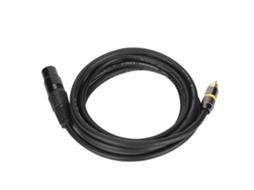 Cabo de Microfone Xlr Fêmea para Rca Macho, 2m | S/MARCA