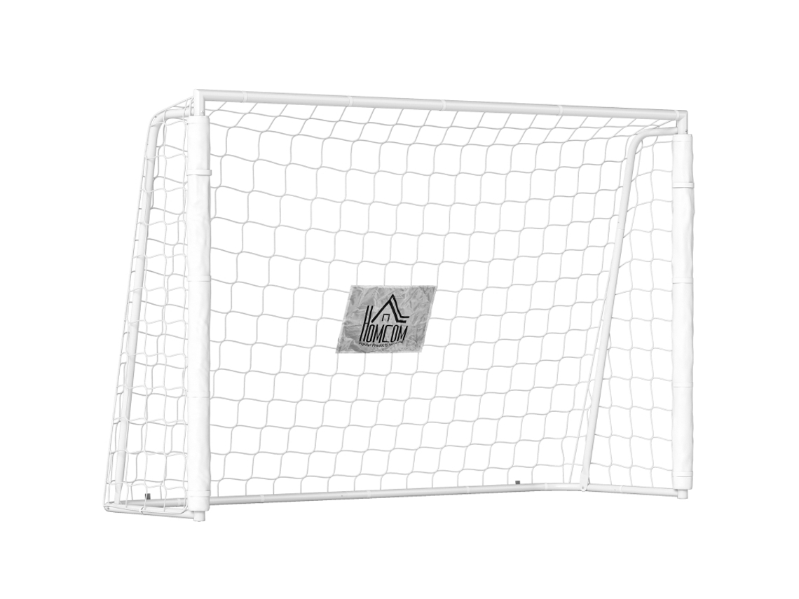 Gol De Futebol Infantil Com Marcação De Alvo, Mangas Amortecedoras. Para Jardim, 186x123cm. Branco