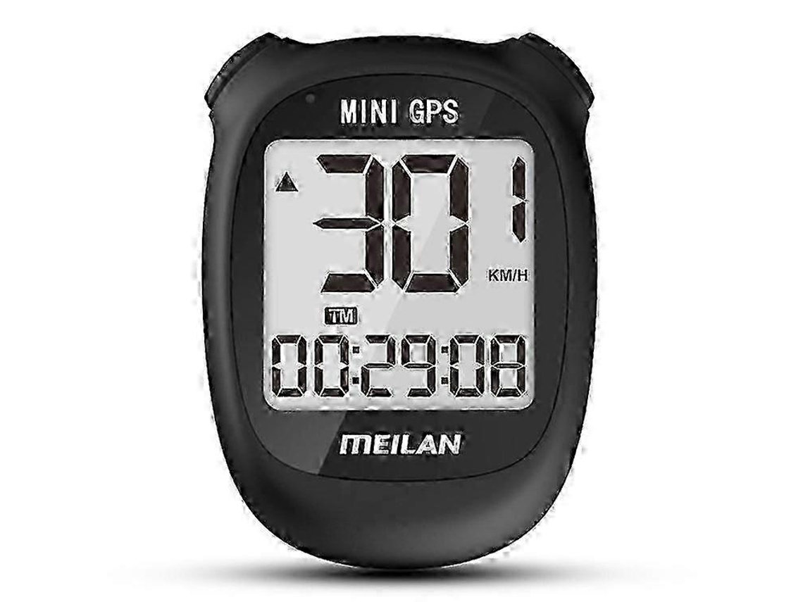 Computador De Bicicleta Meilan M3 Mini Com Gps, Classificação De Impermeabilidade Ipx5, Tela De 1,7 Polegadas E Velocímetro Inteligente, Preto.