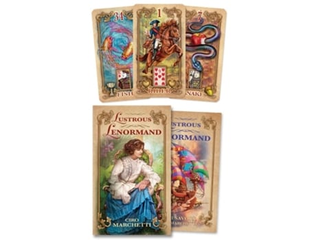 Livro Lustrous Lenormand de Ciro Marchetti (Inglês)