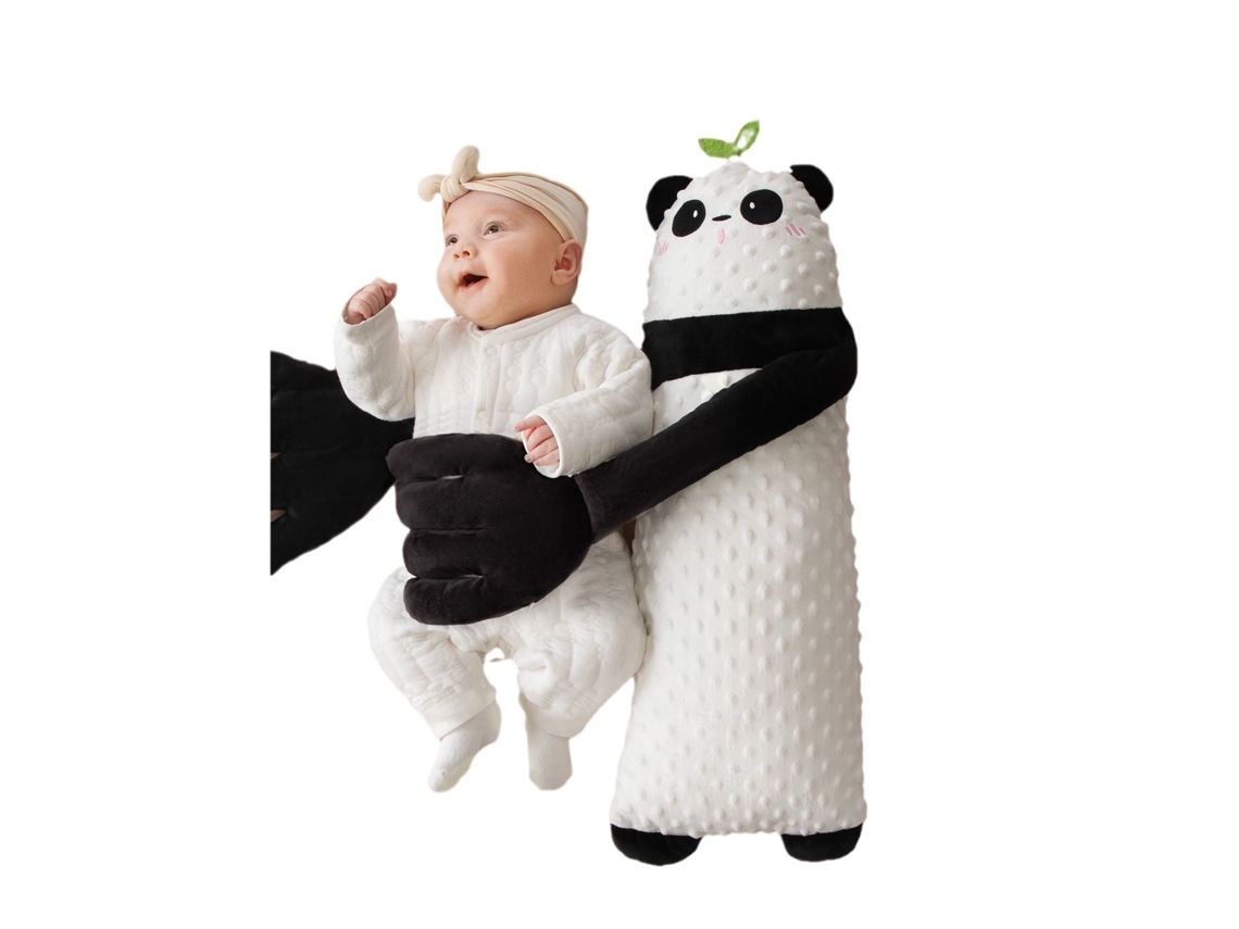 Boneca Calmante Para Bebês Pat Para Evitar Sustos Abraço Biônico Para Dormir Calmante 3 Modos Com Controle Remoto Cuich (panda)