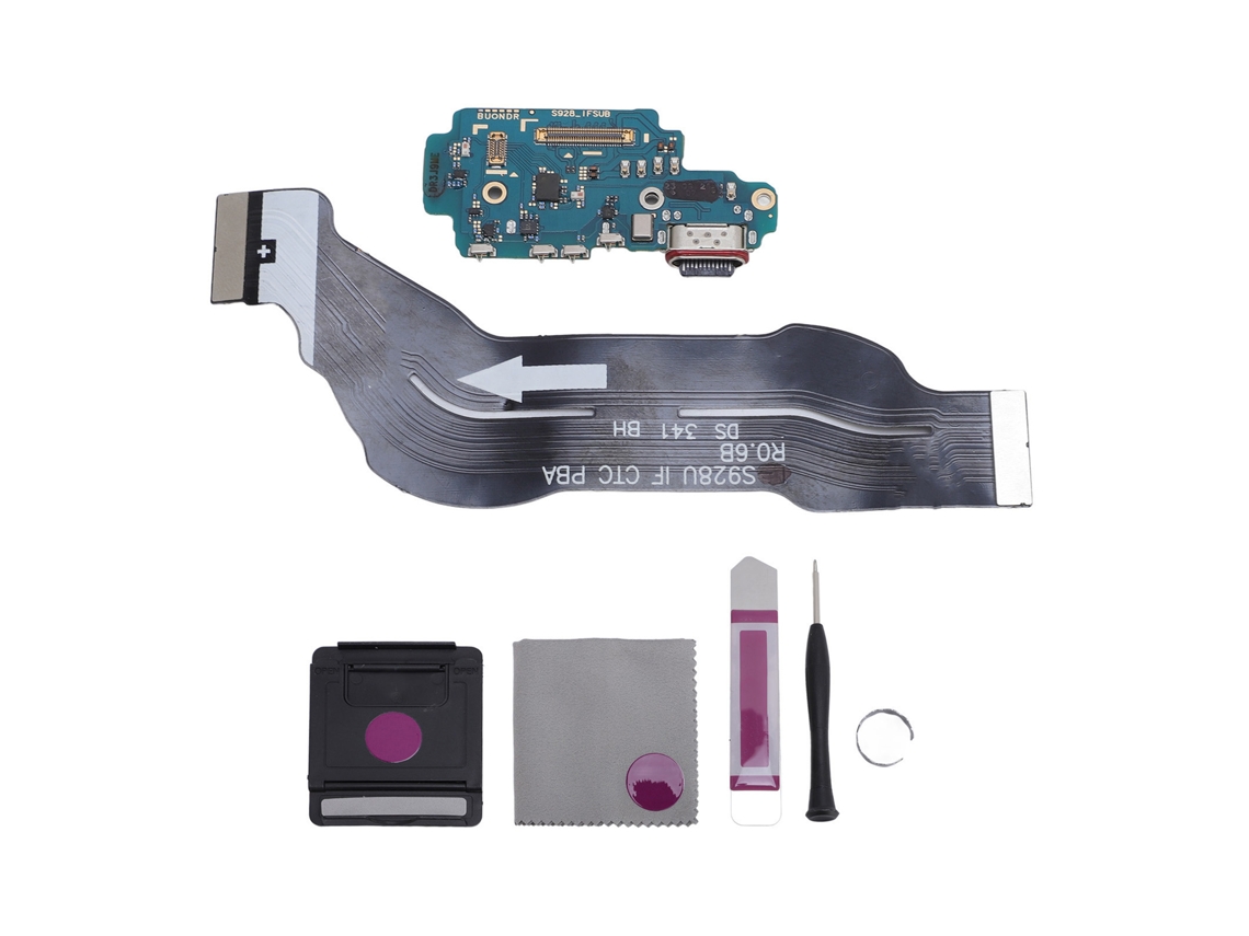 Doca De Conector De Porta De Carregamento Usb-c Com Cabo Flexível De Placa Mãe