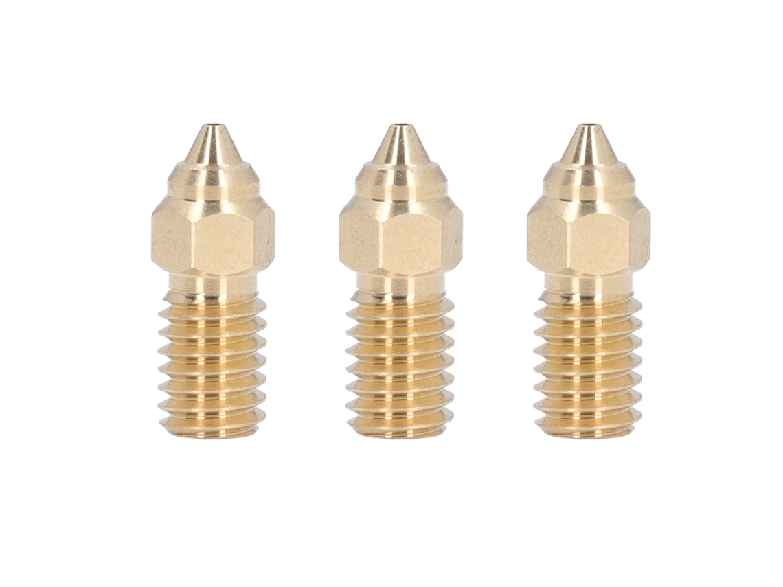 Bico De Extrusora 3d M6 De Latão Para Ender 3 V3 Se 1.75/0.8mm Alta Velocidade 3pcs