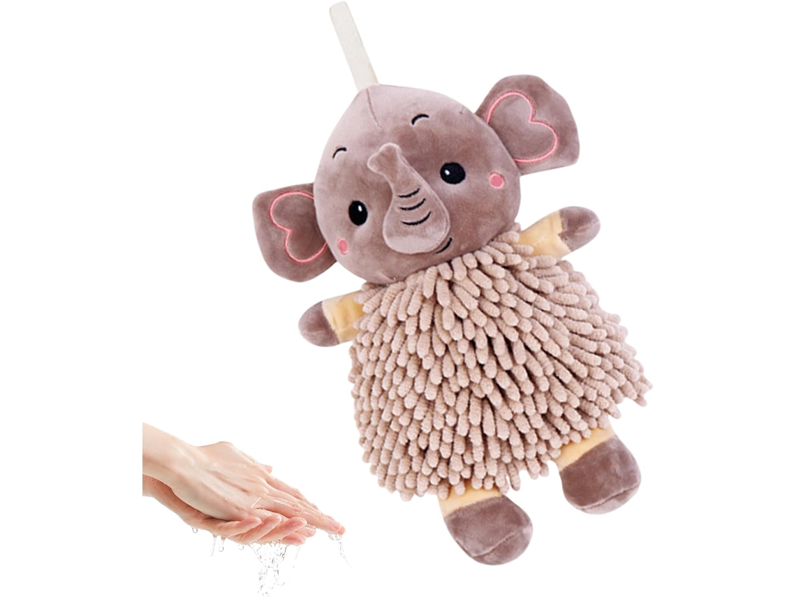 Guardanapos Decorativos Com Pompons De Elefante, Absorventes E De Secagem Rápida