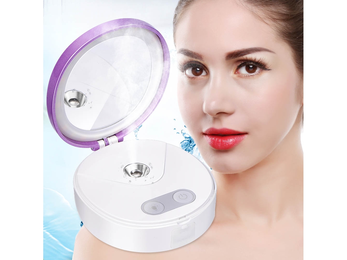 Atomizador Facial Com Hydratação E Luz Led
