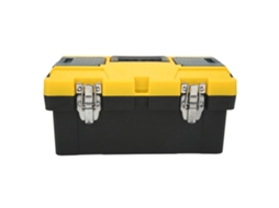 Caixa De Ferramentas Portátil De 2 Camadas Para Eletricistas, Organizador De Ferramentas Doméstico 36.5x18.5x17.5cm