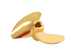 Hélice De Barco Rc 2 Lâminas De Alumínio Ajuste Para Feilun Ft016 Ft007 Ft012 Ft009 Ft011 Ft010 Amarela