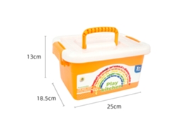 Primerox 38 Peças Conjunto de Cozinha Infantil com Estojo Brinquedo Educativo Presente para Crianças 3+