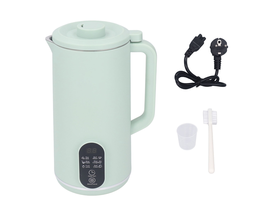 Liquidificador inteligente multifuncional automático de leite de soja com fervura e tritura rápida verde 220V | S/MARCA