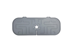 Toalha de drenagem silicone para pia guardador de água anti splash para cozinha banheiro S/MARCA