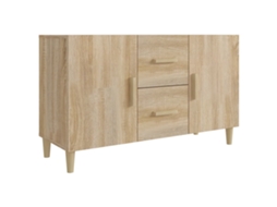 Sideboard, Sideboards Vidaxl Marrom Madeira Processada (n/a)