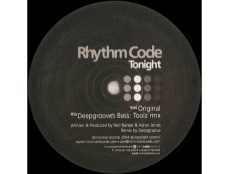 Vinil Tonight, Rhythm Code Minimal Records