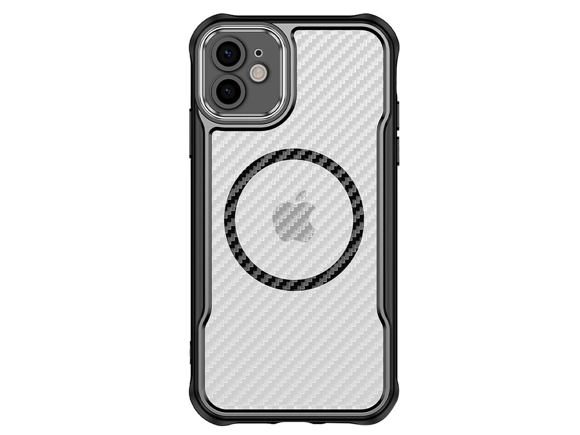 Avizar Capa Iphone 12 Magsafe Carbono Antichoque Preto