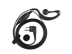 Fone De Ouvido Com Gancho Para Ouvido E Botão Ptt Para Rádio Walkie Talkie