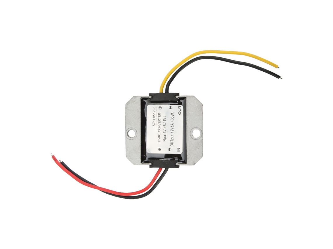 Módulo Conversor Boost Dc 5 Para 12v À Prova D'água
