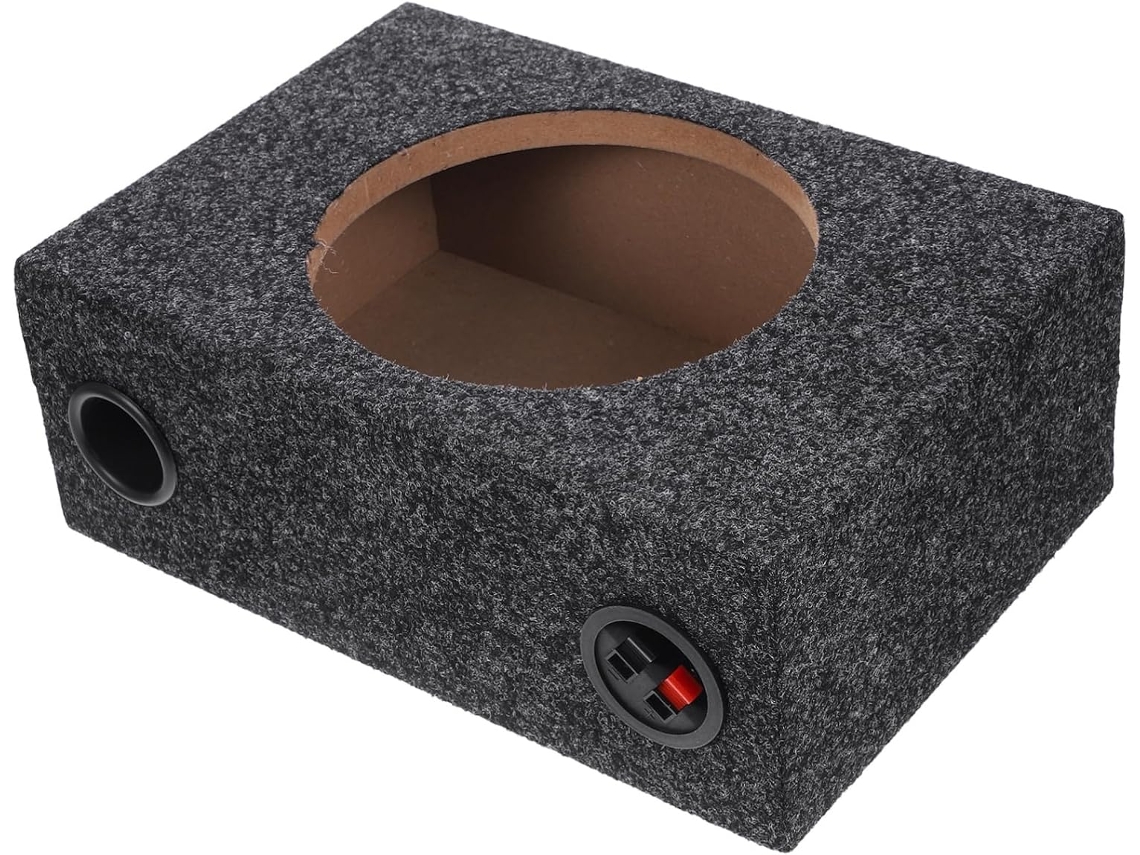 Subwoofer Automotivo De 8 Polegadas, Alto-falante De Áudio Em Madeira Escura, Leve.