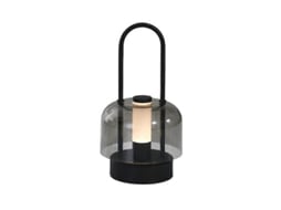 Lanterna Led Recarregável Preta Elosung Com Controle De Toque E Brilho, Carregamento Usb Olysi Shop